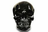 Realistic, Polished Obsidian Skull - Mexico #378599-1